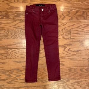 Joes Jeans Skinny Maroon Sz 5
